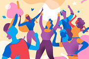 People Party Time, a Person Illustration by Hurcastock! (Thumbnail 4 of 9)