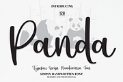 Panda | Script Font, a Script Font by Scratchones (Thumbnail 1 of 8)