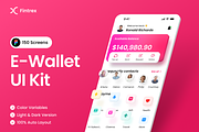 Fintrex - E Wallet App UI Kit, an UI Kit Template by TruongHuy10 (Thumbnail 1 of 8)