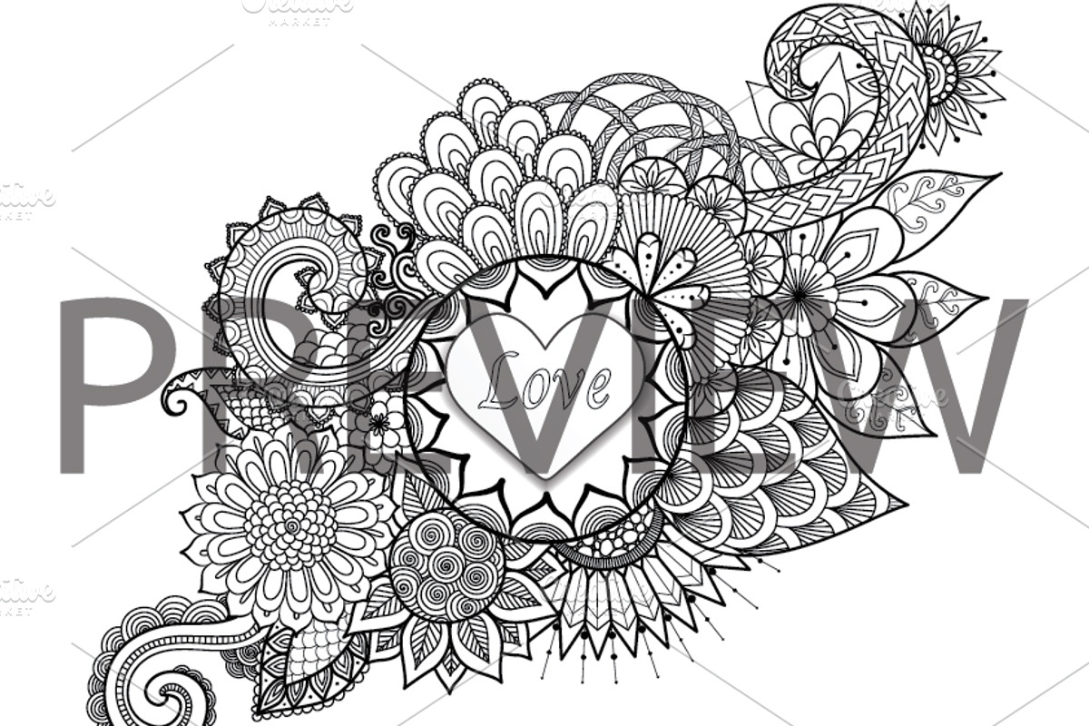 35 Valentine's coloring, an Animal Illustration by Somjai King (Photo 32 of 36)