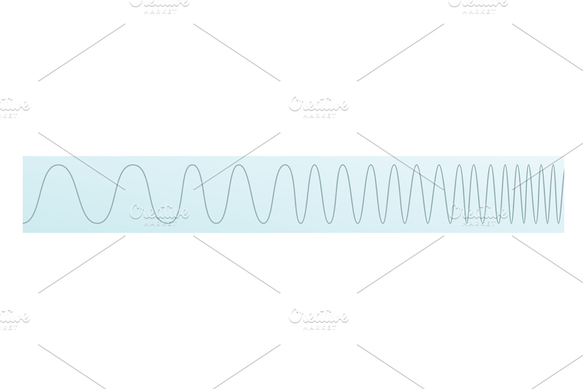 Radio wave spectrum icon, an Illustration by Things for designers