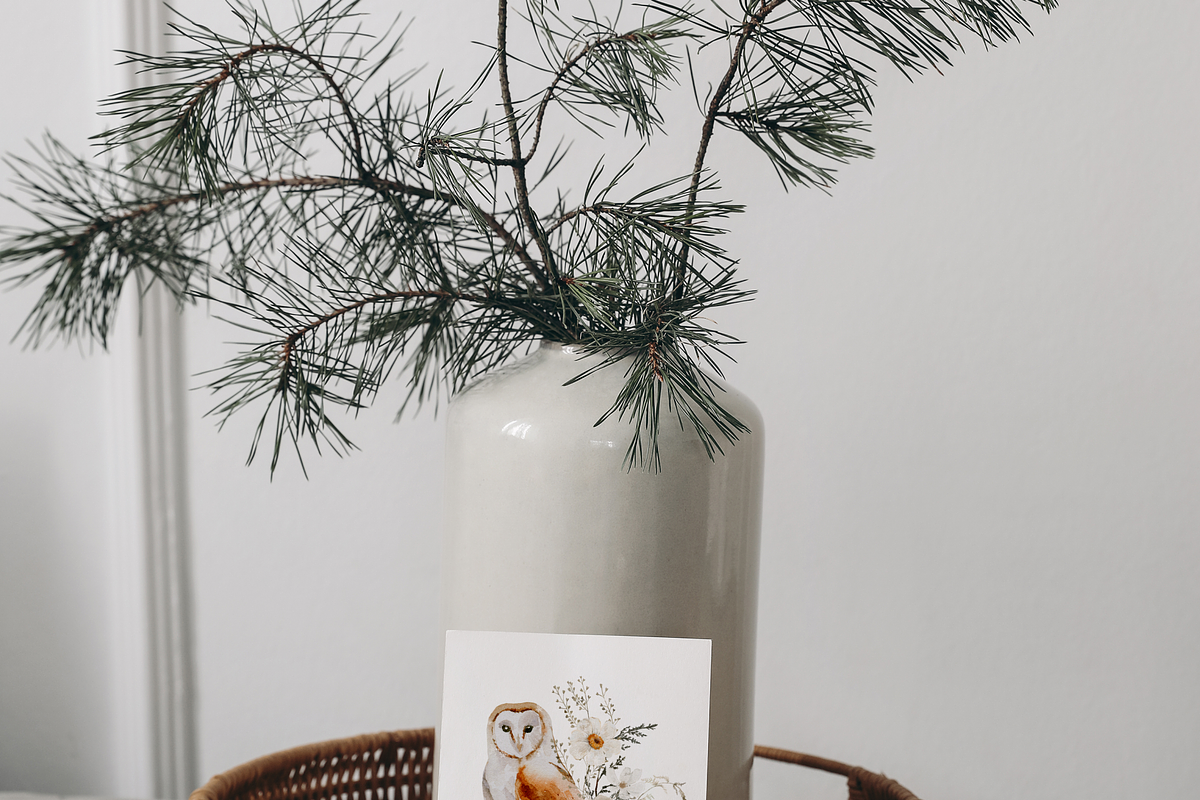 Autumn and Winter FOREST -watercolor, a Seasonal Illustration by Youksy (Photo 11 of 29)