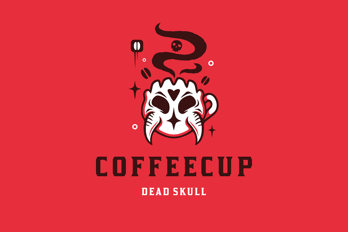 Devil Coffee Mug Logo Template, a Branding & Logo Template by vectorwithin (Photo 2 of 3)