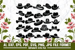 Cowboy Hat svg, Cowboy svg, Hat png,
