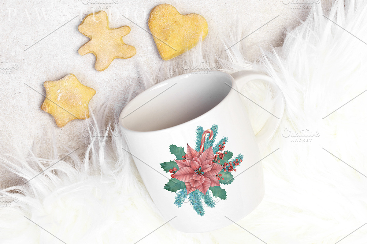 Christmas Wreaths Xmas Tree Clipart, an Illustration by PawGraphic (Photo 9 of 10)