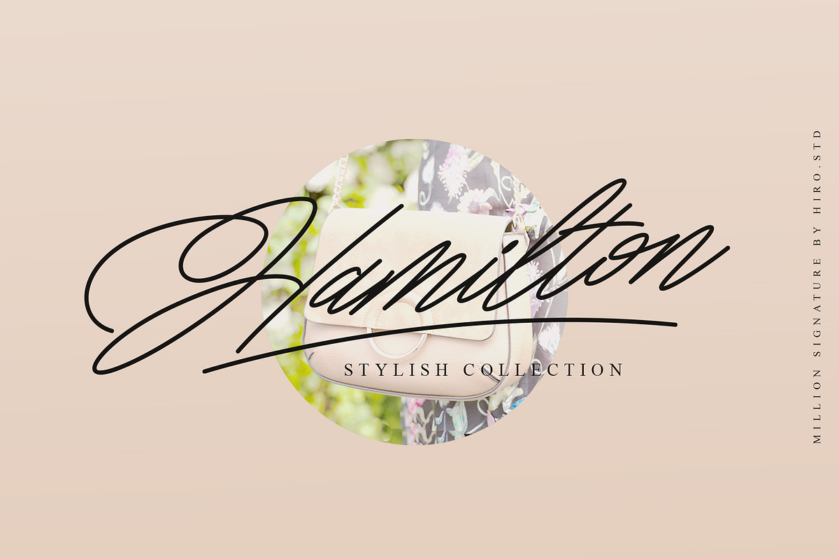 Million Signatures Font, a Script Font by HIRO.std (Photo 6 of 10)