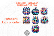 Iridescent Halloween Clipart 50, a Seasonal Illustration by Artisan Craft (Thumbnail 8 of 10)