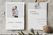 Minimalist Wedding Invitation Card, an Invitation Template by kin9candra (Thumbnail 4 of 8)