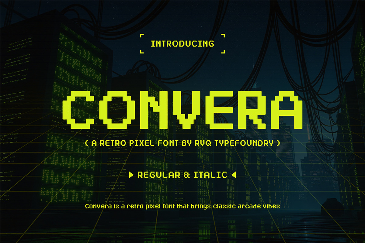 Convera, a Symbol Font by Rvq Type Foundry (Photo 1 of 6)