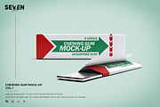 Chewing Gum Mock-up, an Advertising Mockup by Se٧enStudio (Thumbnail 1 of 6)