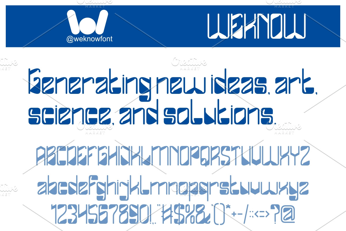 Future Frequency font, a Sans Serif Font by weknow (Photo 3 of 8)