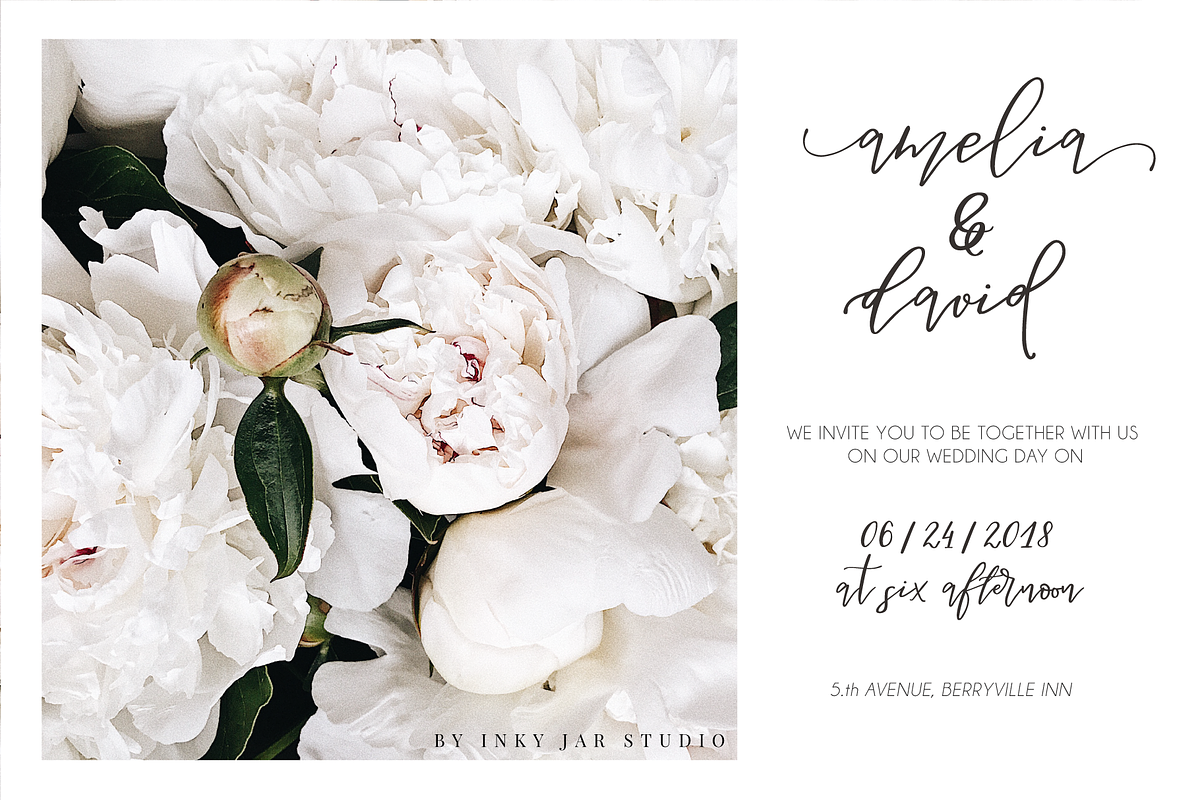 Besotted Modern Calligraphy Script preview 5