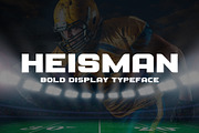 Heisman - Sports Display Typeface, a Font by HipFonts (Thumbnail 9 of 9)