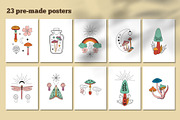 Retro Autumn - Magic Mushrooms, an Object Graphic by Sofico (Thumbnail 4 of 18)