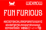 Fun Furious font, a Blackletter Font by weknow (Thumbnail 1 of 8)