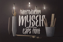 Myself Caps Font