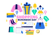 10 Shopping Reminder Day Vector, a Finance Illustration by denayunebgt (Thumbnail 4 of 4)