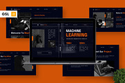 Machine Learning - Technology GSL, a Presentation Template by Deepslide Studio (Thumbnail 1 of 4)