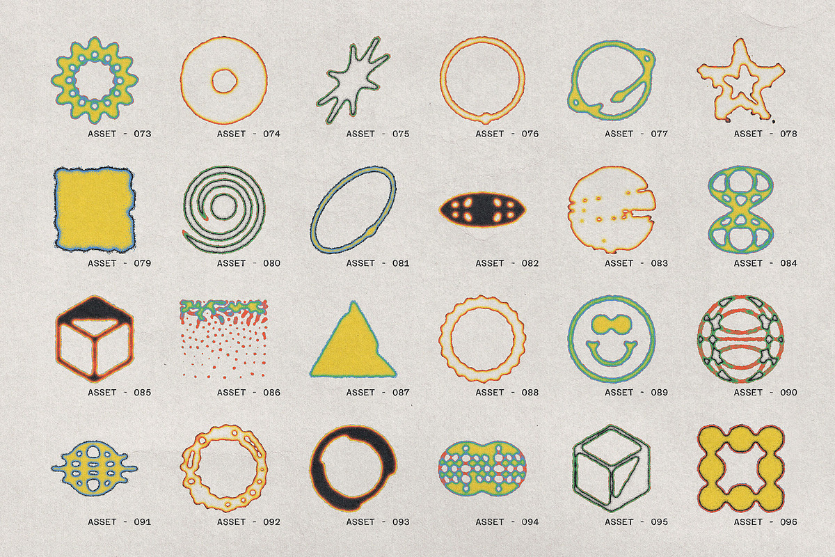 Stochastic Archive Collection, a Graphic by Vanzyst (Photo 3 of 14)