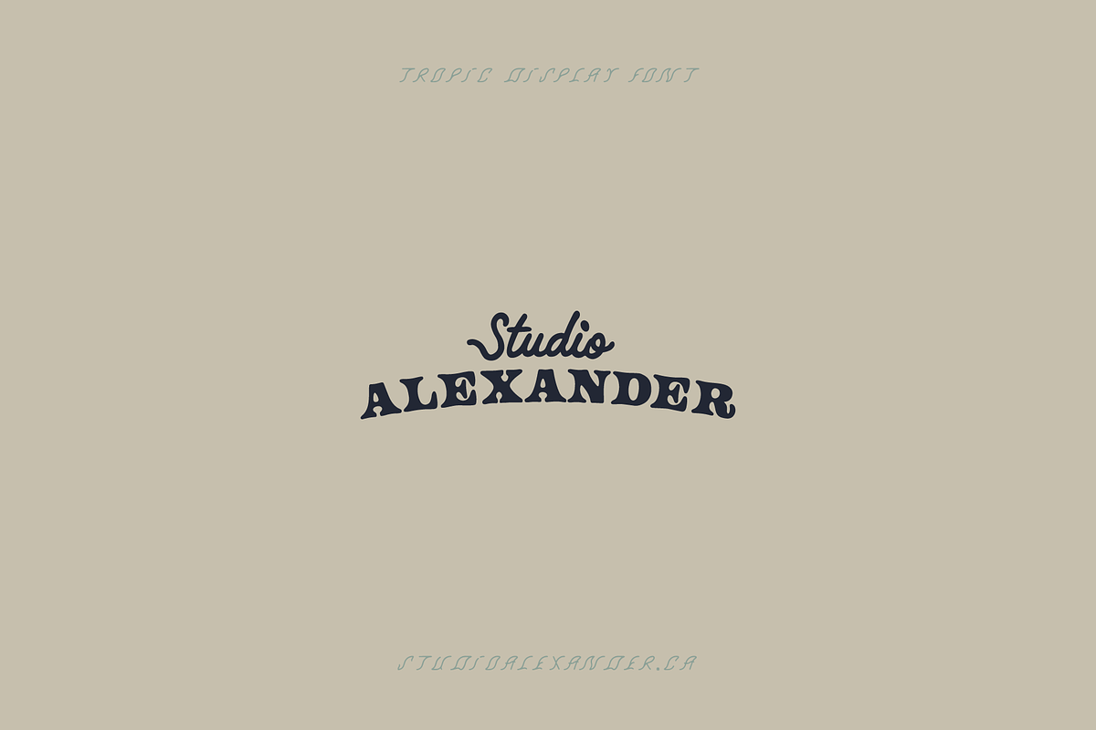 Offshore Display Font, a Font by Studio Alexander (Photo 7 of 7)