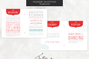 Passport Wedding Invitation Template, an Invitation Template by Two if by Sea Studios (Thumbnail 2 of 4)