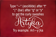 Artyka, a Script Font by Digital Typeface Studio (Thumbnail 3 of 9)