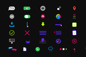 App Interface Icons Motion Graphics, a Graphic by 2dfx