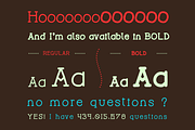Hackney Night - Font, a Slab Serif Font by David is Creative (Thumbnail 4 of 4)