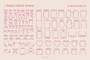 Coquette Bows, Frames and Patterns, an Object Graphic by Felizabeth Design (Thumbnail 13 of 14)