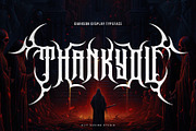 Darkson Typeface, a Blackletter Font by alit design (Thumbnail 18 of 20)