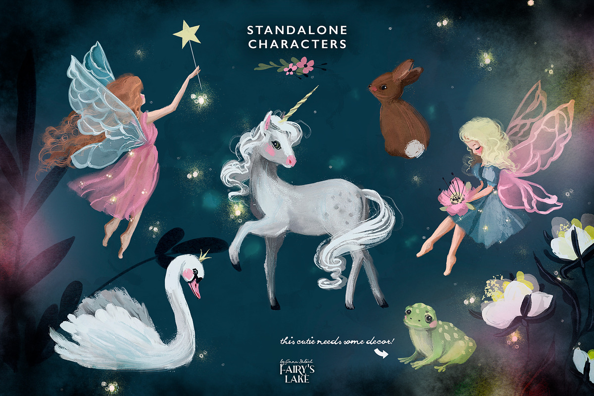 Fairy’s Lake, an Animal Illustration by Anna Babich (Photo 2 of 7)