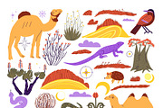 DESERT: clipart, cards, patterns, a Seasonal Illustration by Elliko shop (Thumbnail 3 of 13)