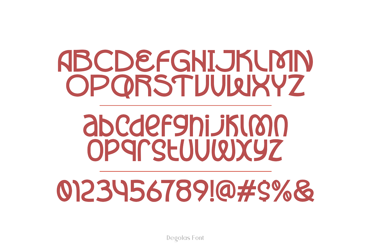 Degolas Font, a Sans Serif Font by madeDeduk (Photo 3 of 10)