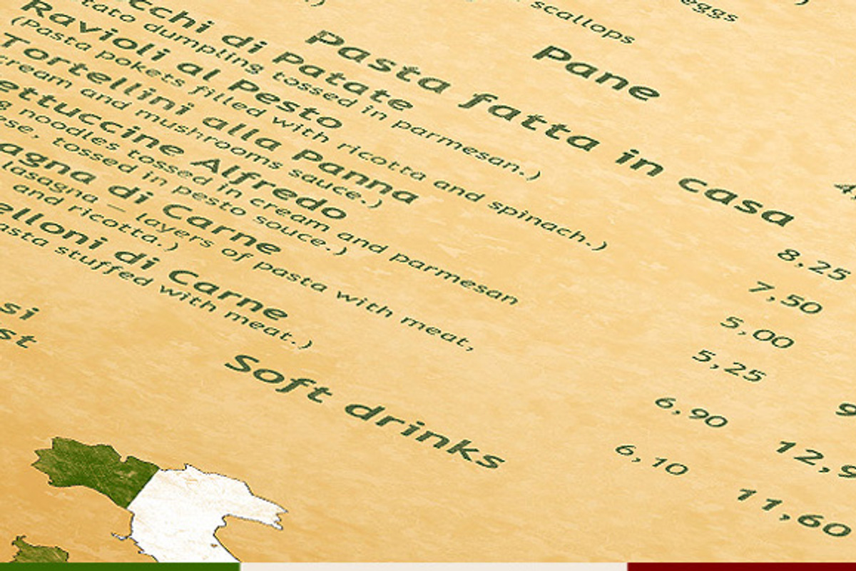 Italiano Menu Template, a Flyer Template by ItemBridge (Photo 3 of 3)