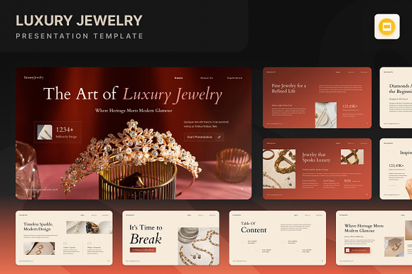 Luxury Jewelry Presentation preview 8