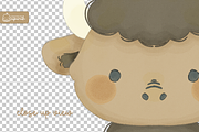 Cute Safari Animal Watercolor, an Animal Illustration by creationsbyapuruh (Thumbnail 4 of 6)