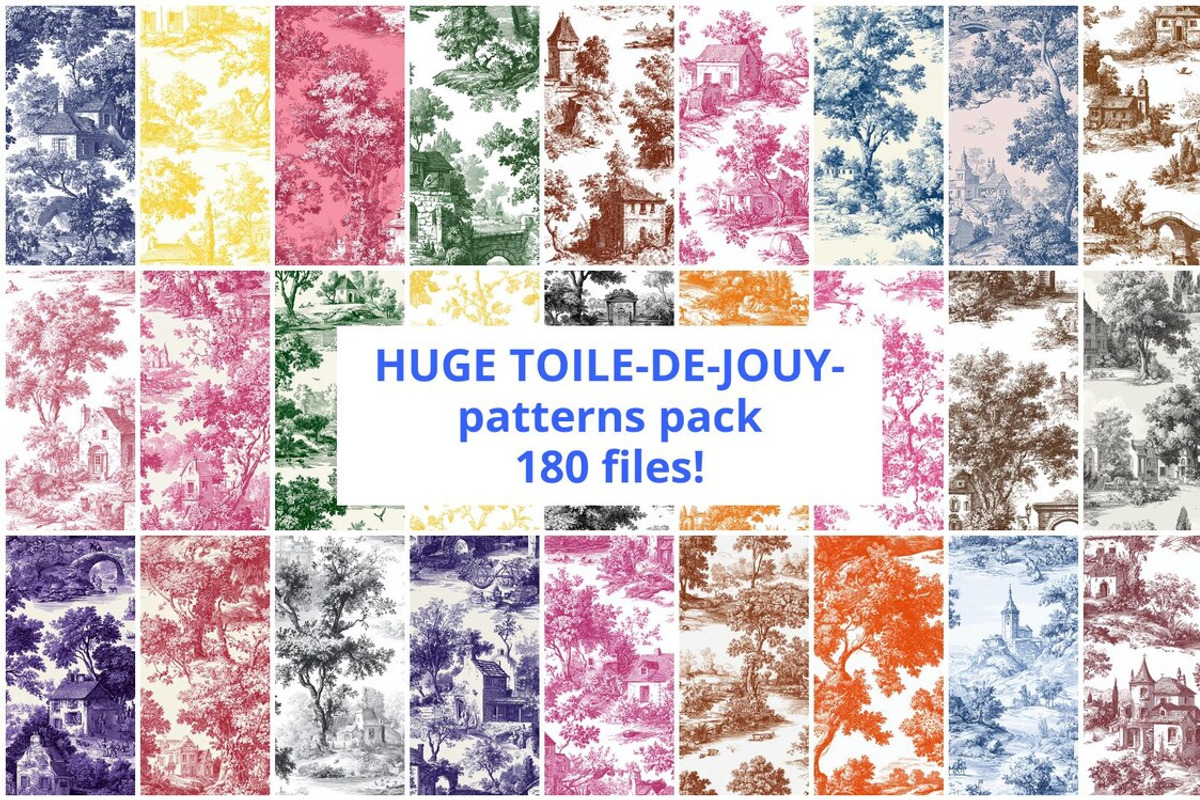 180 Chinoiserie Toile Seamless, a Pattern Graphic by mkStudioLab (Photo 1 of 7)