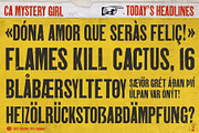 CA Mystery Girl, a Sans Serif Font by Cape Arcona Type Foundry (Thumbnail 4 of 6)