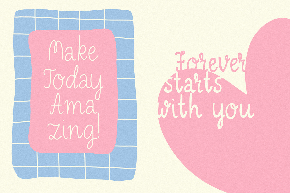Lemon Frost  Playful Font TRIO, a Handwritten Font by AnMark (Photo 5 of 17)