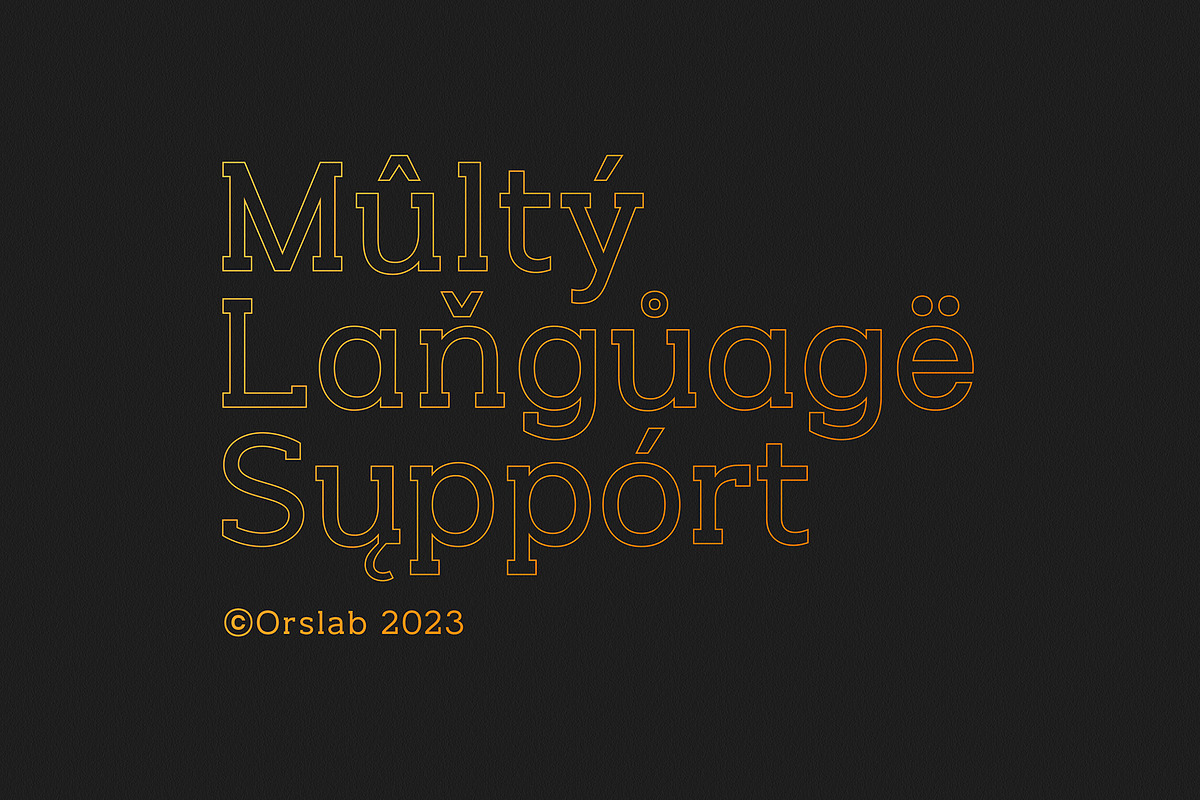 Orslab, a Slab Serif Font by OWL KING (Photo 5 of 8)