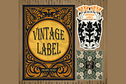 Label Art Nouveau - sets, a Decorative Illustration by Stanislav Kharchevskyi (Thumbnail 5 of 8)
