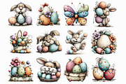 Happy Easter Clipart Bundle, an Illustration by Libby Wishes (Thumbnail 3 of 6)