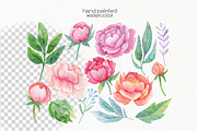 Watercolor Flowers Bundle, an Illustration by OllyKo Art (Thumbnail 7 of 15)