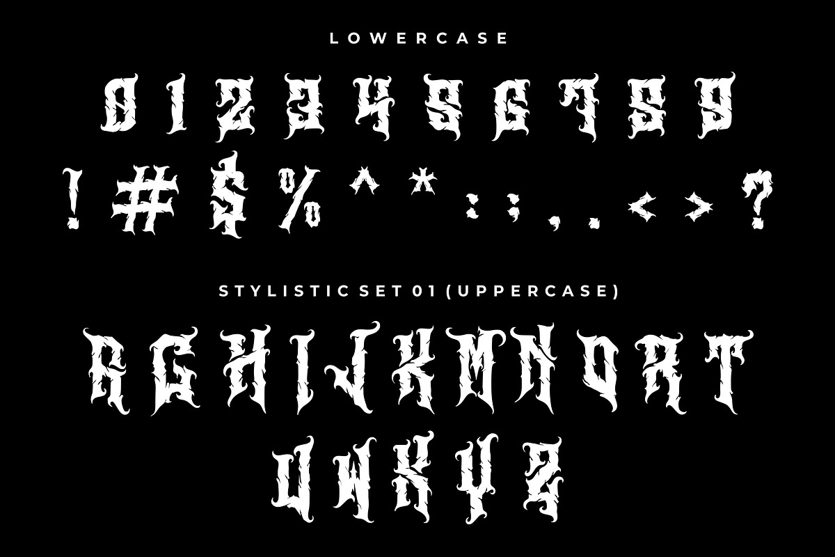 Aligator - Deathmetal Font, a Blackletter Font by Garisman Std (Photo 12 of 12)