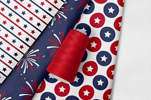 4th Of July Seamless Patterns