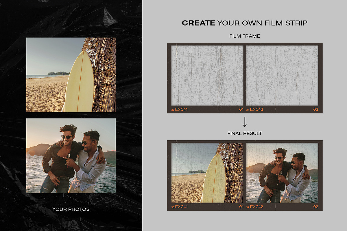 Analog Film Photo Frame Template, a Mockup by DesignerCandies (Photo 9 of 13)