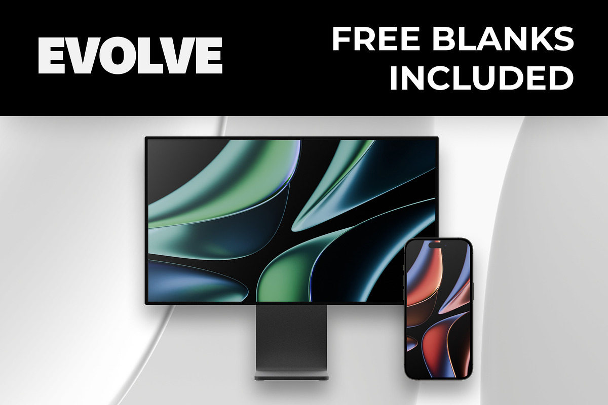 EVOLVE Wallpaper Pack, a Background Graphic by CDS Premium (Photo 2 of 7)