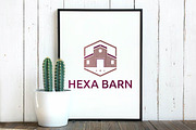 Hexagon Barn Farm Building Logo, a Branding & Logo Template by jongcreative (Thumbnail 4 of 4)