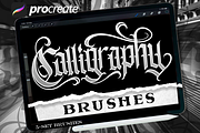 calligraphy brush, a Brush Add-On by danusetyaji (Thumbnail 1 of 4)