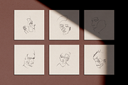 Male Portrait Line Drawings, a Person Illustration by Delightful Design (Thumbnail 5 of 6)